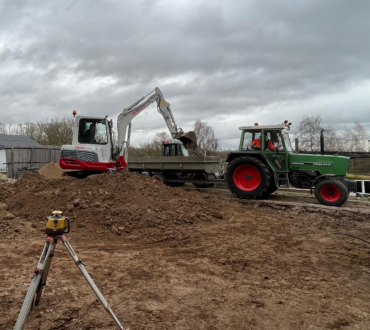Grondwerk grond afgraven